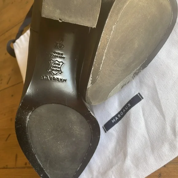 Margaux Black Ankle Boots - Picture 4 of 5